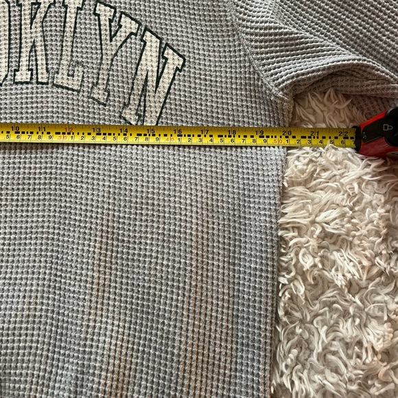 Oversized Aerie Brooklyn Waffle Knit Sweater - Picture 4 of 7